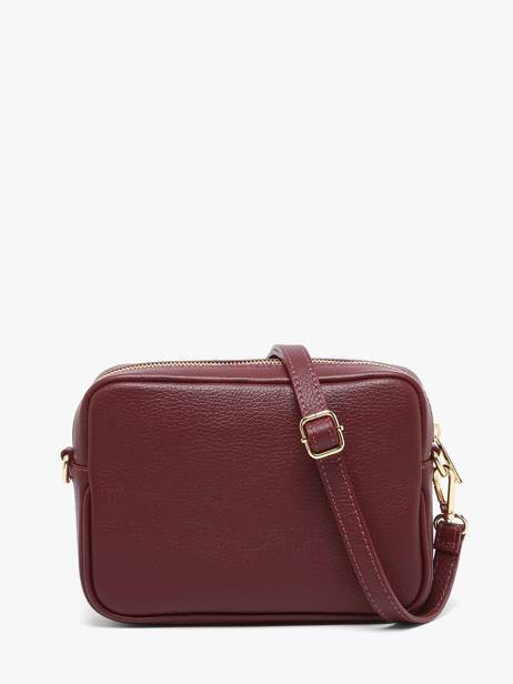 Sac Bandoulière Velvet Caviar Cuir Milano Rouge velvet caviar VC25067 vue secondaire 3