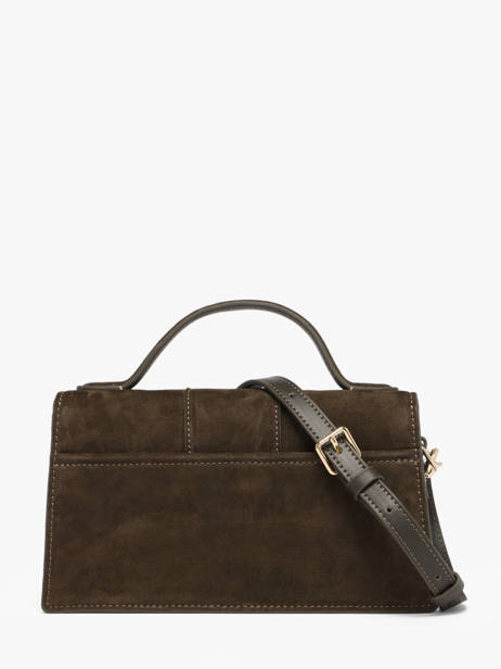 Sac Bandoulière Suede Ily Cuir Lancaster Vert suede ily 10 vue secondaire 4