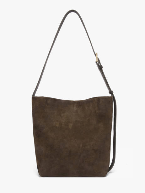 Sac Bandoulière Suede Cuir Lancaster Vert suede 56 vue secondaire 4