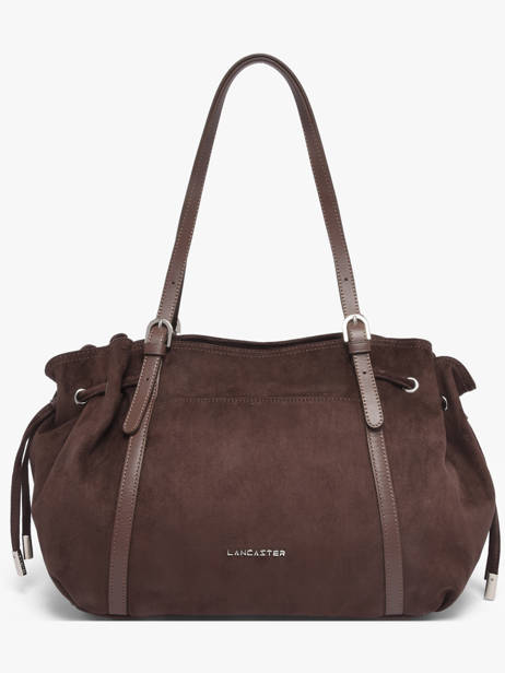 Sac Porté épaule Velvet Emma Polyester Lancaster Marron velvet emma 97