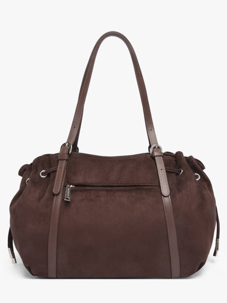 Sac Porté épaule Velvet Emma Polyester Lancaster Marron velvet emma 97 vue secondaire 4