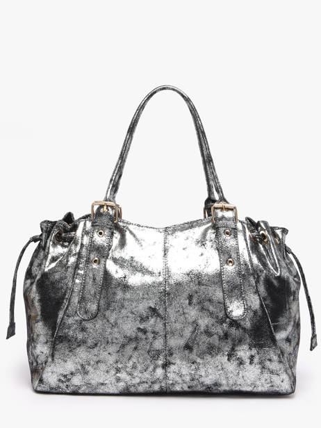 A4 Size Shoulder Bag Lace Gallantry Silver lace 3