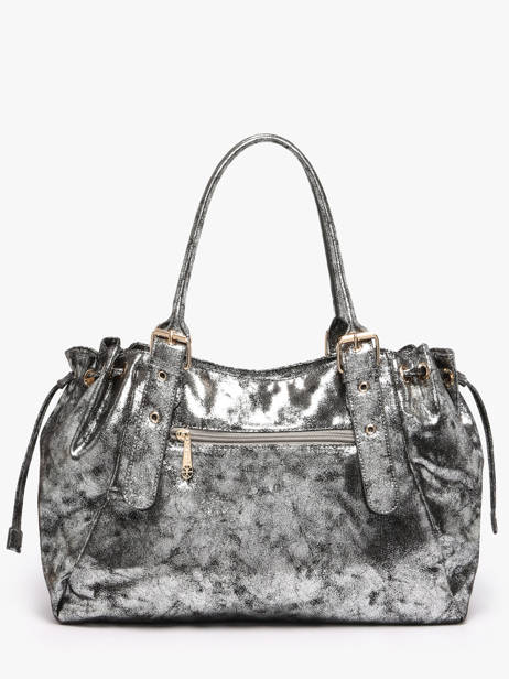A4 Size Shoulder Bag Lace Gallantry Silver lace 3 other view 3