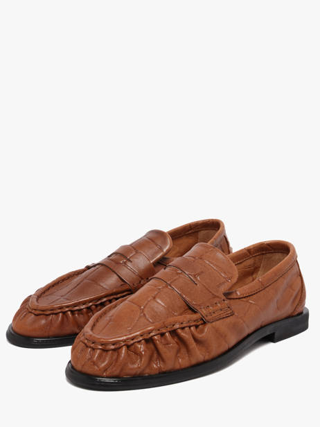 Mocassins En Cuir Pavement Marron women 24139052 vue secondaire 1