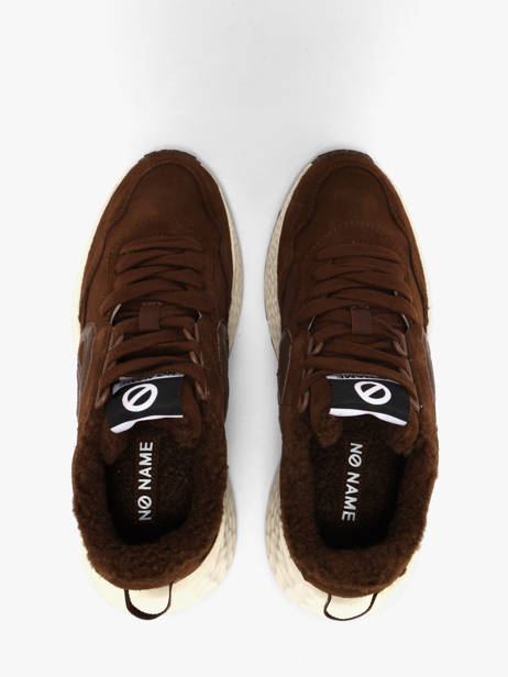Sneakers Plateforme En Cuir No name Vert women NNVESC04 vue secondaire 3
