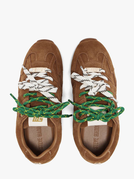 Sneakers Asiel En Cuir Steve madden Marron women 11005159 vue secondaire 3