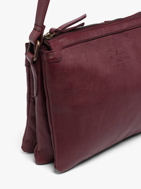 Sac Bandoulière Cow Cuir Basilic pepper Rouge cow BCOW83 vue secondaire 2