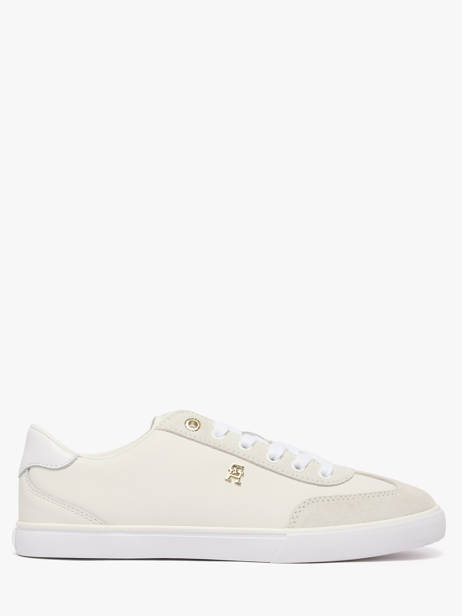 Sneakers En Cuir Tommy hilfiger Blanc women 9391YBL