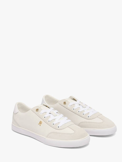 Sneakers En Cuir Tommy hilfiger Blanc women 9391YBL vue secondaire 2