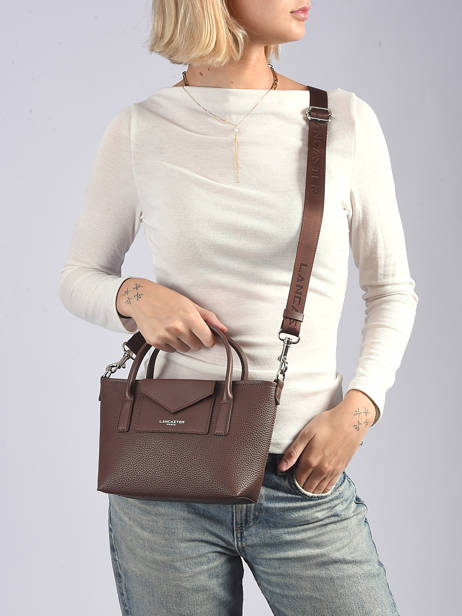 Sac Bandoulière Maya Double Kba Lancaster Marron maya double kba 101 vue secondaire 1