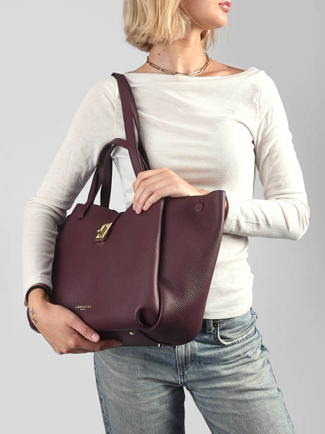 Sac Porté épaule Milano Horizon  Cuir Lancaster Rouge milano horizon  83 vue secondaire 1