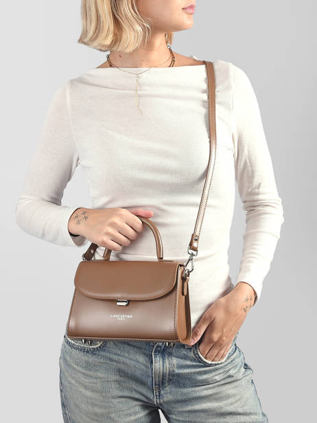 Sac Bandoulière S Suave Cuir Lancaster Marron suave even 16 vue secondaire 1