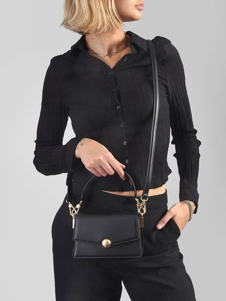 Sac Porté épaule Tennis Bliss Cuir Lacoste Noir tennis bliss NF5104IT vue secondaire 1