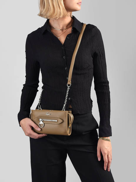 Sac Bandoulière Ceclys Lacoste Marron ceclys NF5483AQ vue secondaire 1