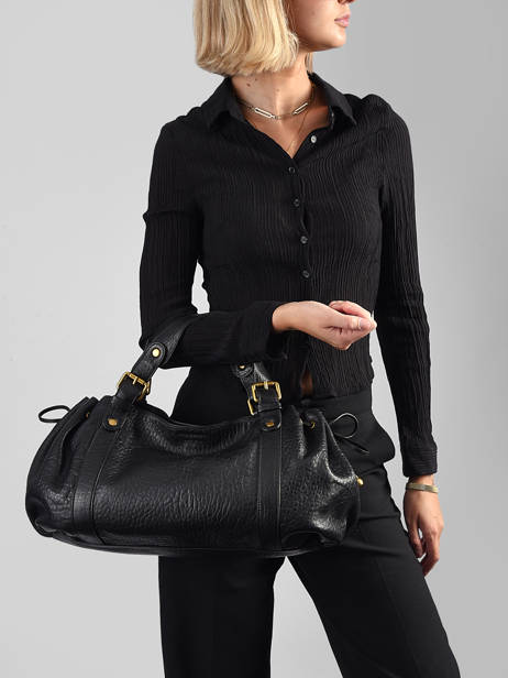 Sac Porté épaule Bubble Cuir Gerard darel Noir bubble DES01428 vue secondaire 1