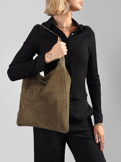 Sac Porté épaule Folk Lady Cuir Gerard darel Beige folk lady DES72407 vue secondaire 1