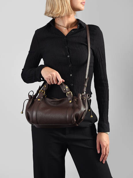 Sac Bandoulière Icone Cuir Gerard darel Marron icone DES73440 vue secondaire 1