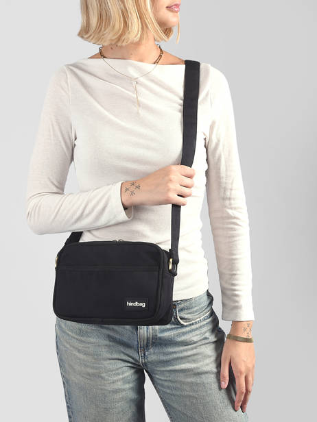 Sac Bandoulière Nino Coton Hindbag Noir best seller NINO vue secondaire 1