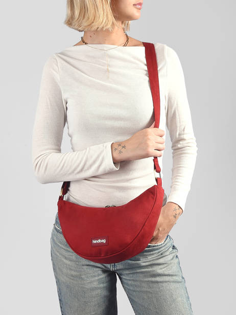Sac Bandoulière Andrea Coton Hindbag Rouge best seller ANDREA vue secondaire 1