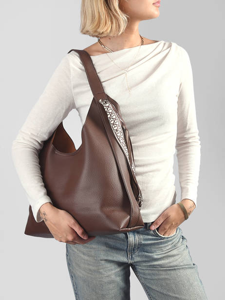 Sac Porté épaule New Grained Gallantry Marron new grained R2053 vue secondaire 1