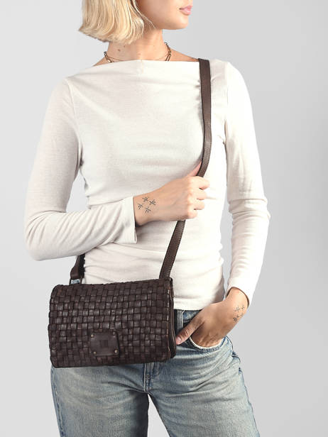 Sac Bandoulière Heritage Cuir Biba Marron heritage KA27 vue secondaire 1
