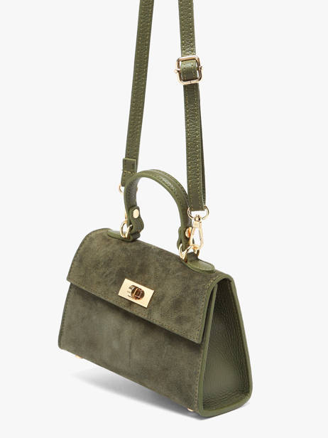 Sac Porté épaule Velvet Caviar Cuir Milano Vert velvet caviar VC25116 vue secondaire 1