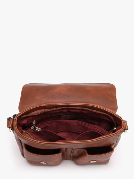 Sac Bandoulière Toscane Hexagona Marron toscane 579732 vue secondaire 3