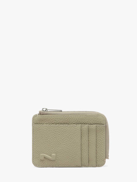 Porte-monnaie Avec Porte-cartes Original N Cuir Nathan baume Vert original n 217N
