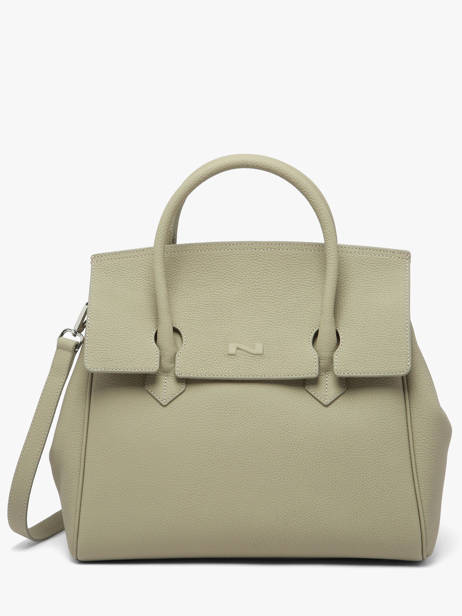 Sac à Main Clara Cuir Nathan baume Vert nathan 2