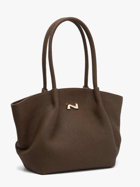 Sac Porté épaule Galatée Cuir Nathan baume Marron nymphea 3 vue secondaire 1