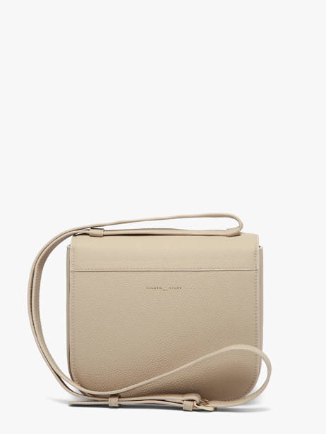 Sac Bandoulière Ulysse Cuir Nathan baume Beige odyssey 2 vue secondaire 4