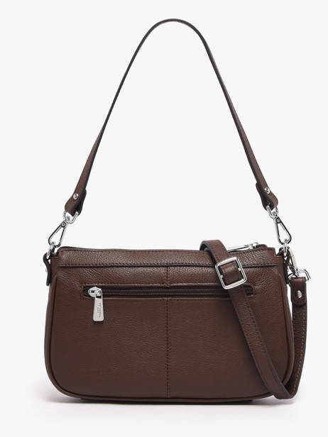 Sac Bandoulière Confort Cuir Hexagona Marron confort 462348 vue secondaire 3