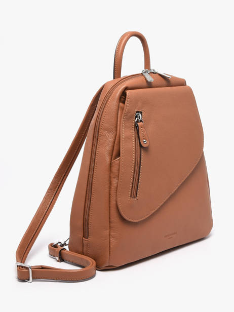 Sac à Dos Cuir Hexagona Marron confort 464783 vue secondaire 1