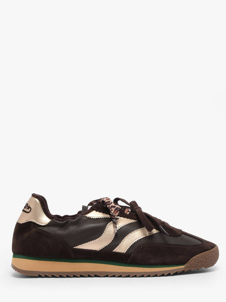 Sneakers En Cuir Mrp star Marron women 21