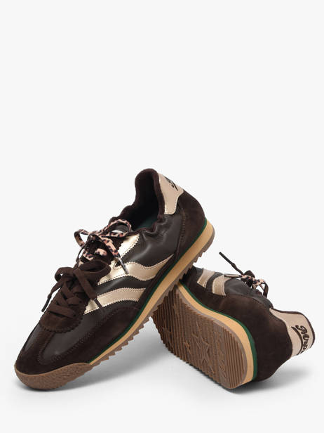 Sneakers En Cuir Mrp star Marron women 21 vue secondaire 2