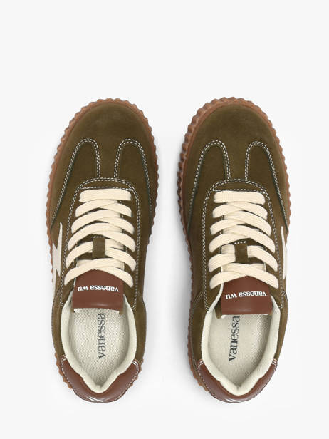 Sneakers Plateforme Vanessa wu Vert women BK2920KK vue secondaire 3