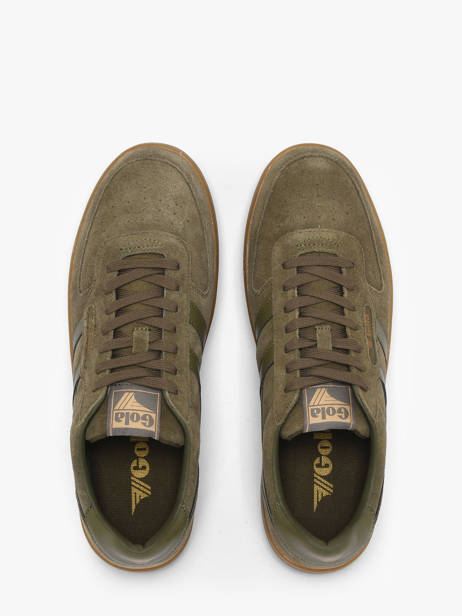 Sneakers En Cuir Gola Vert men CMB571LN vue secondaire 3