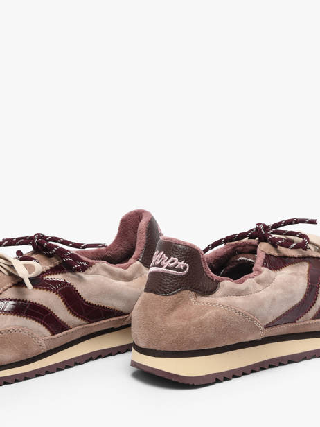 Sneakers En Cuir Mrp star Rose women 4 vue secondaire 2