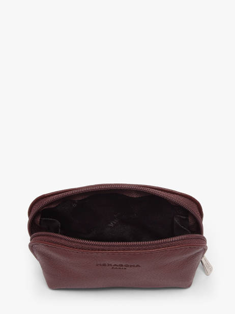 Porte-monnaie Confort Cuir Hexagona Marron confort 467389 vue secondaire 1