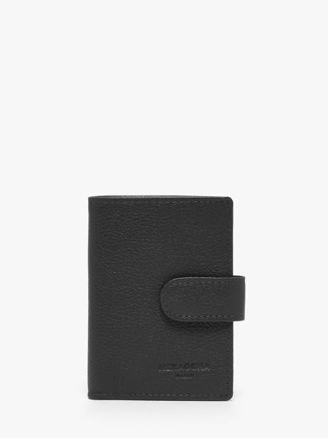 Porte-cartes Cuir Hexagona Noir confort 467254R