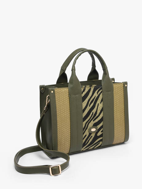 Sac Porté Main Zoe Hexagona Vert zoe 2320316 vue secondaire 1