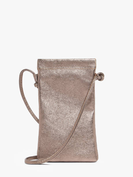Sac Bandoulière Nine Cuir Milano Rose nine NI26061 vue secondaire 3