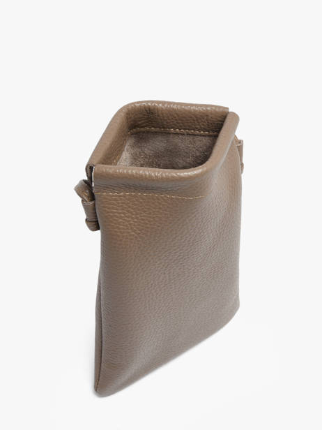 Sac Bandoulière Caviar Cuir Milano Marron caviar CA26061 vue secondaire 2