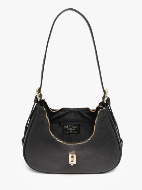 Sac Porté épaule Caviar Milano Noir caviar CA26069 vue secondaire 2