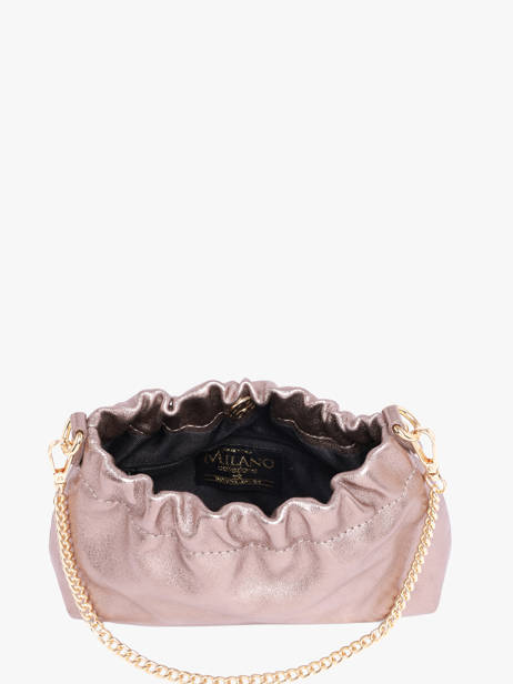 Sac Bandoulière Nine Cuir Milano Rose nine NI26062 vue secondaire 2