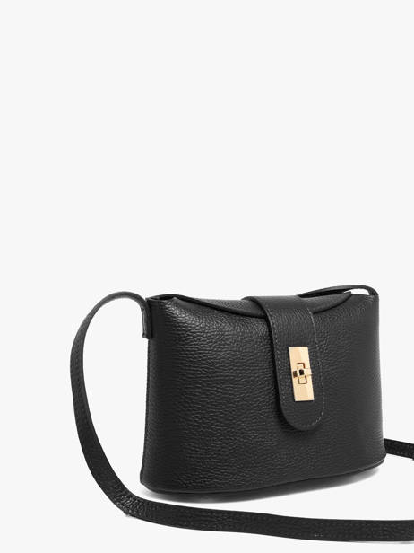 Sac Bandoulière Caviar Milano Noir caviar CA26065 vue secondaire 1