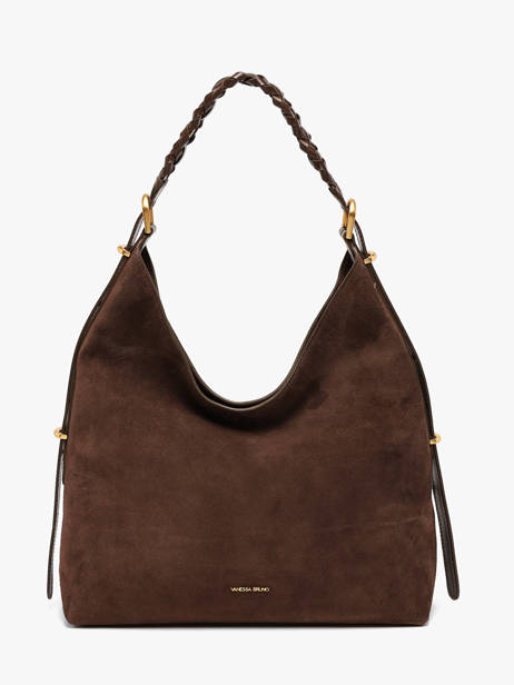 Large Suede Jess Hobo Bag Vanessa bruno Brown jess 29V40917