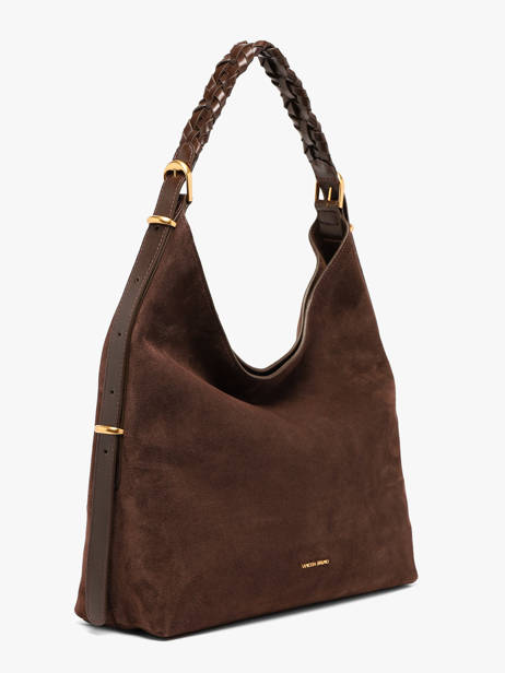 Large Suede Jess Hobo Bag Vanessa bruno Brown jess 29V40917 other view 1