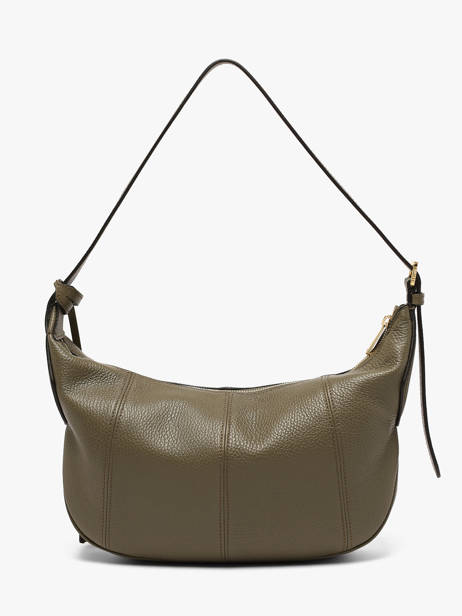 Medium Leather Victoire Hobo Bag Lancel Green victoire A13993 other view 5