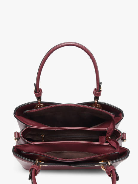 Satchel Saffiano Gallantry Red saffiano M9431 other view 2